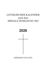Liturgischer Kalender 2026 (UNA VOCE)